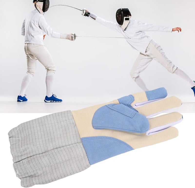 CXCTCT Fencing Gloves,Fencing Gloves for Men WomenLeft Hand Prevent Slip Wearable Professional Saber Glove Fencing Glove for Fencing Match Practice (M) - Image 5